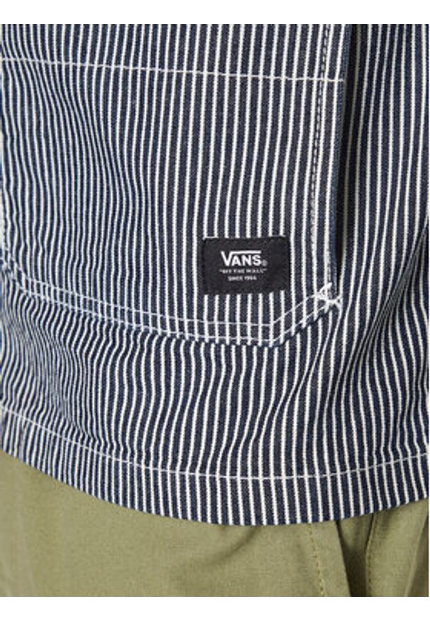 Vans Kurtka przejściowa Hickory Stripe Drill Chore Coat VN0008G2 Szary Regular Fit. Kolor: szary. Materiał: bawełna