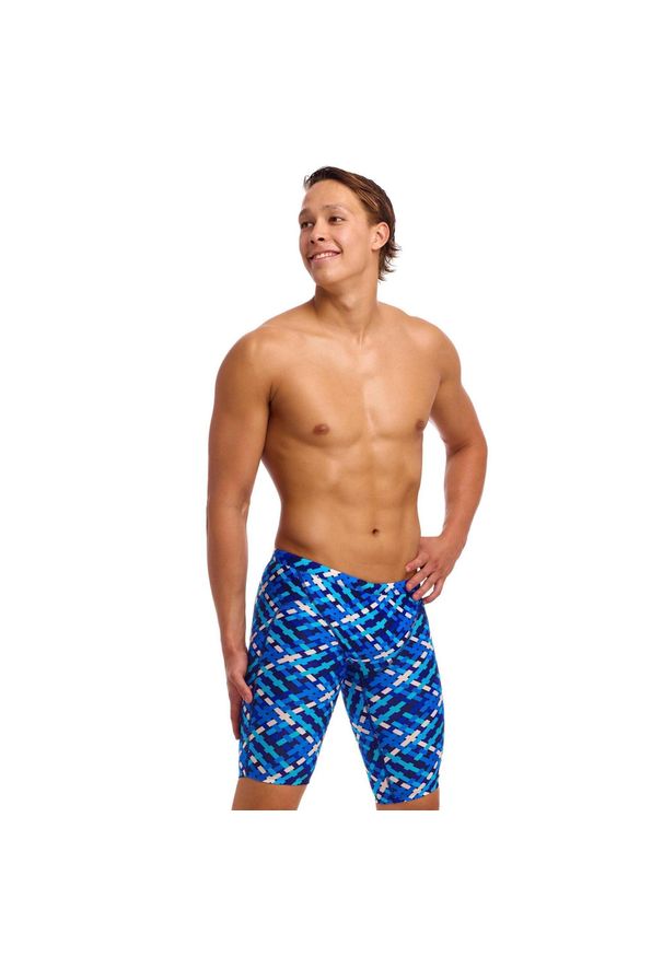 FUNKY TRUNKS - Spodenki do pływania Jammery Funky Trunks Under Over. Kolor: niebieski