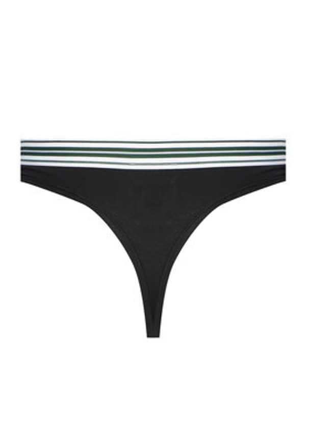 Lacoste Stringi 8F5198 Czarny. Kolor: czarny. Materiał: bawełna