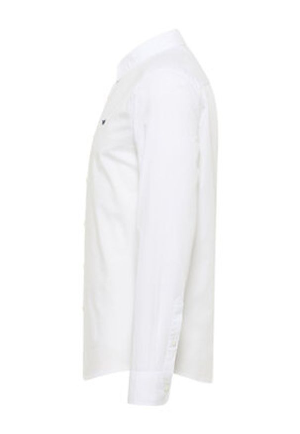 Mustang Koszula Canton 1016238 Biały Slim Fit. Kolor: biały. Materiał: bawełna