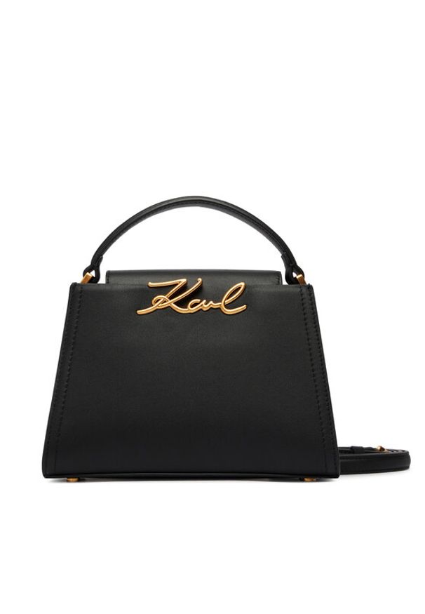Karl Lagerfeld - KARL LAGERFELD Torebka B3W30018 Czarny. Kolor: czarny. Materiał: skórzane