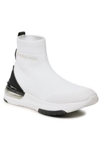 Calvin Klein Jeans Sneakersy Sporty RunComfair High/Low Freq YM0YM00631 Biały. Kolor: biały. Materiał: materiał. Sport: bieganie