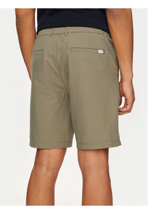 Selected Homme Szorty materiałowe Slhregular-Karl 16092367 Beżowy Regular Fit. Kolor: beżowy. Materiał: bawełna