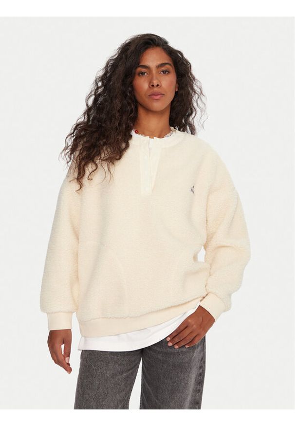 Quiksilver Polar Barranco EQWPF03000 Écru Boxy Fit. Materiał: syntetyk