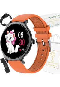 Zegarek KOMUNIA SMARTWATCH Rubicon RNCF13 czarny / 3 paski. Rodzaj zegarka: smartwatch. Kolor: czarny