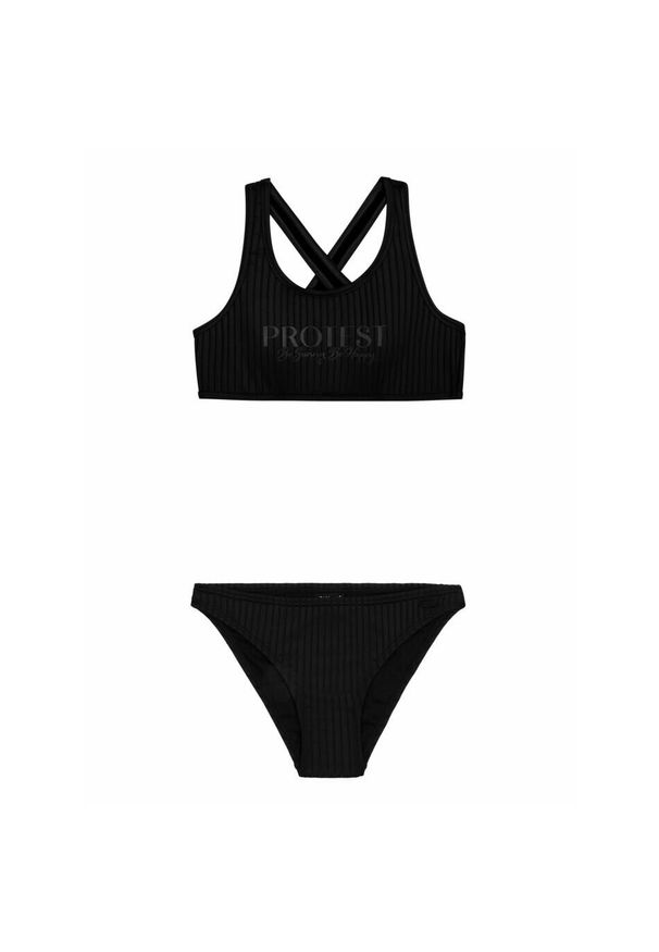 Dziewczęcy dwuczęściowy kostium kąpielowy Protest Prtmoon. Kolor: czarny