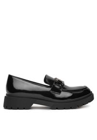 DeeZee Loafersy LZ24-01 Czarny. Kolor: czarny. Materiał: syntetyk, materiał