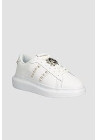 Just Cavalli - JUST CAVALLI Białe sneakersy FONDO URSA DIS. 3, Rozmiar 38. Kolor: biały. Materiał: skóra #3