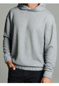 Sinsay - Bluza z domieszką wiskozy - szary. Kolor: szary. Materiał: wiskoza