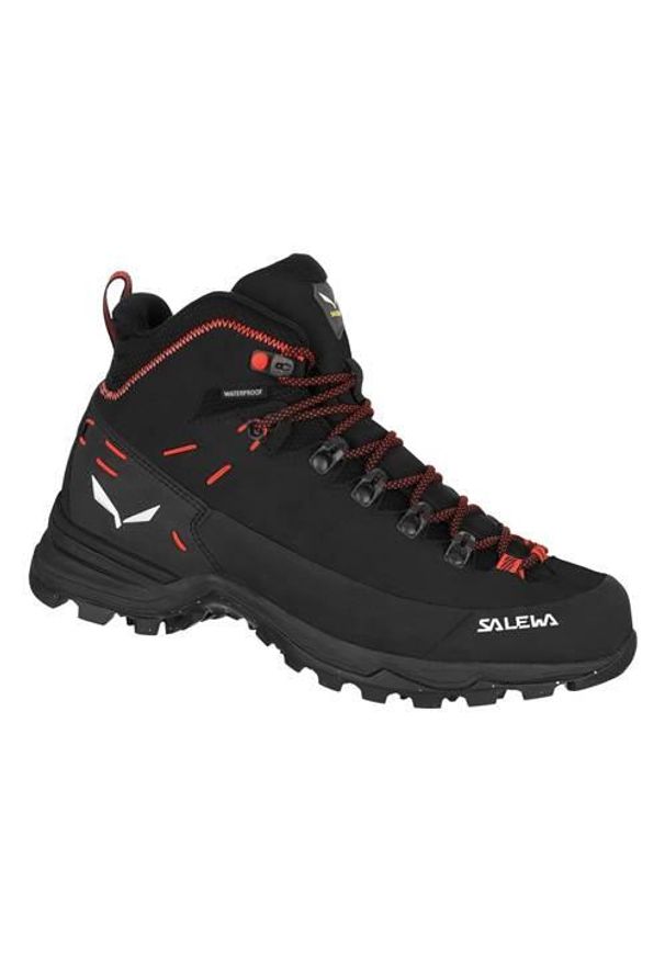 Buty trekkingowe damskie Salewa Alp Mate Winter Mid Wp. Kolor: czarny. Materiał: zamsz, materiał, syntetyk