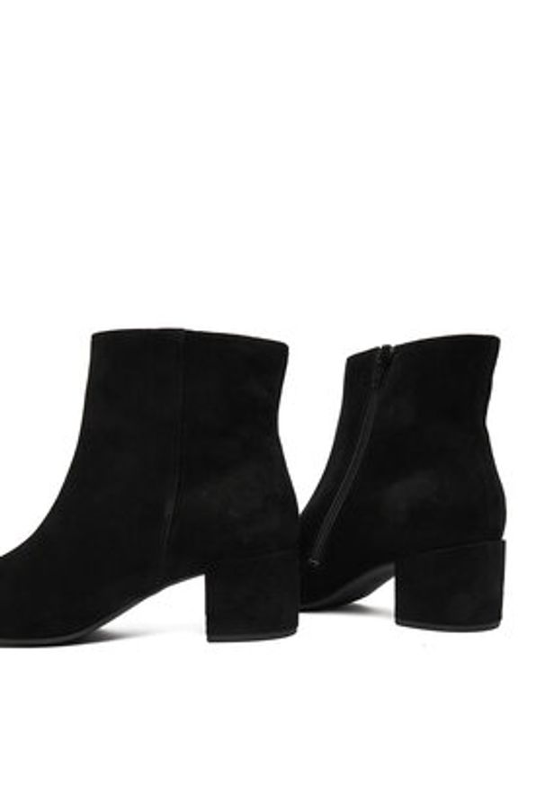 HÖGL Botki 0-134107-01000 Czarny. Kolor: czarny. Materiał: skóra, zamsz