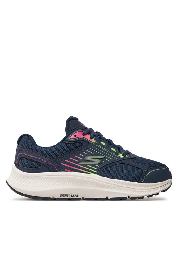 skechers - Skechers Buty do biegania GO RUN Consistent™ 2.0 128606 Granatowy. Kolor: niebieski. Materiał: mesh, materiał. Sport: bieganie