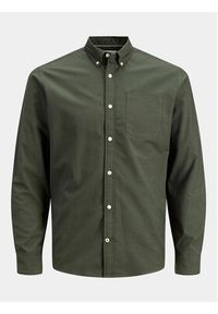 Jack & Jones Koszula 12182486 Zielony Slim Fit. Kolor: zielony. Materiał: bawełna #3