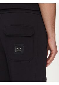 Armani Exchange Spodnie dresowe XM000354 AF10818 UB101 Granatowy Regular Fit. Kolor: niebieski. Materiał: bawełna #4