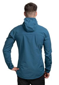 MOUNTAIN EQUIPMENT - Kurtka softshell męska Echo Hooded. Kolor: niebieski. Materiał: softshell