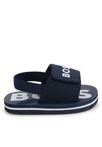 BOSS - Boss Sandały J50889 S Granatowy. Kolor: niebieski #2