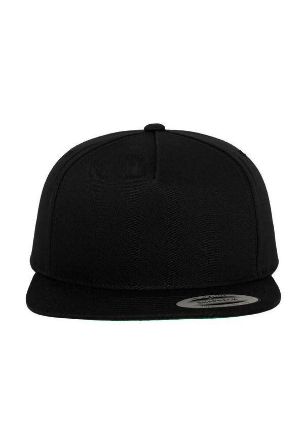 CLASSIC - 5 Panel Snapback Cap. Kolor: czarny