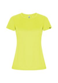 ROLY - Damska Koszulka Sportowa Imola. Kolor: żółty. Sport: turystyka piesza #1