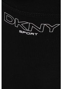 DKNY - Dkny Legginsy DP1P2635 damskie kolor czarny wzorzyste. Stan: podwyższony. Kolor: czarny #4