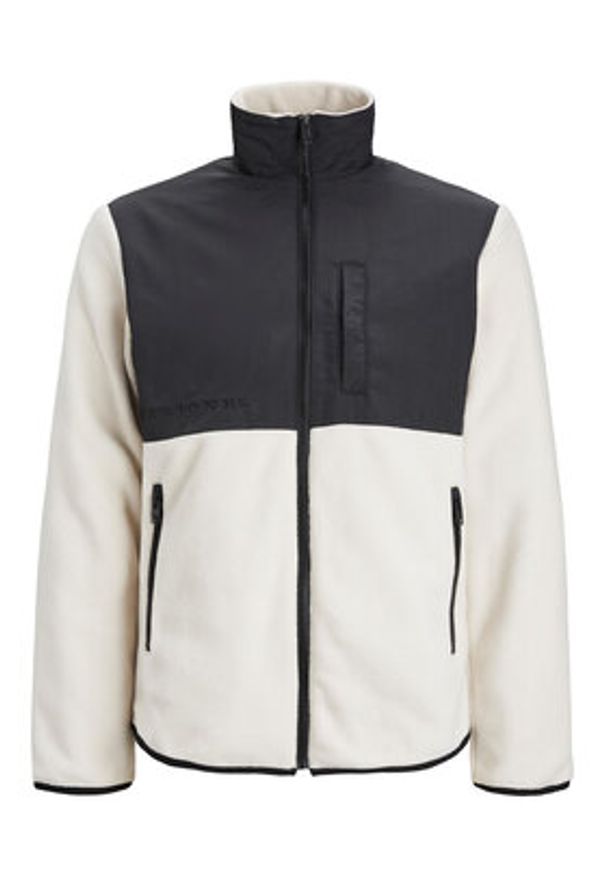 Jack & Jones Polar Marvin 12235864 Écru Regular Fit. Materiał: syntetyk