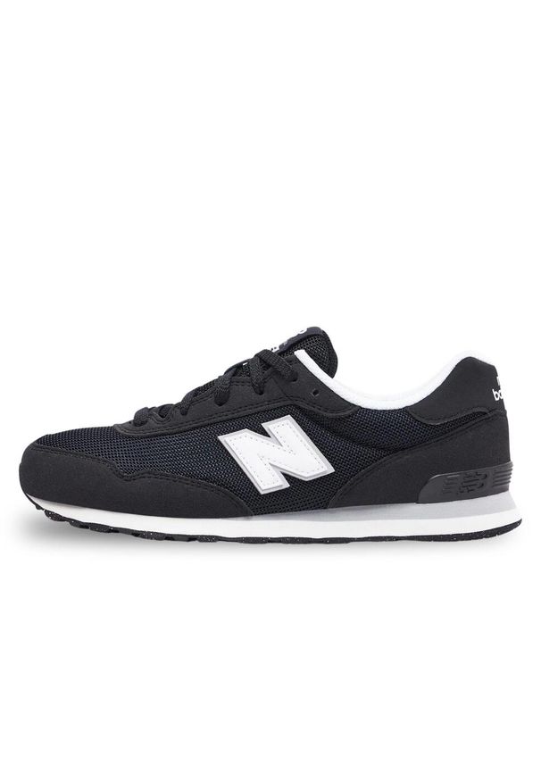 New Balance - Buty na co dzień dziecięce NEW BALANCE 515 skóra. Okazja: na co dzień. Kolor: czarny. Materiał: skóra