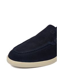 Gino Rossi - GINO ROSSI Mokasyny CEO-MASSI-01 MI08 Granatowy. Kolor: niebieski. Materiał: skóra, zamsz #4