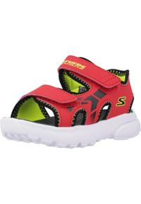 skechers - Sandały SKECHERS RAZOR SPLASH Czerwony. Kolor: czerwony. Materiał: syntetyk, tkanina. Sport: turystyka piesza #1