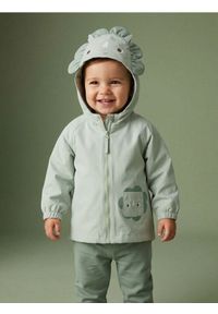 Sinsay - Lekka kurtka wiatrówka z kapturem - żółty. Typ kołnierza: kaptur. Kolor: żółty #1