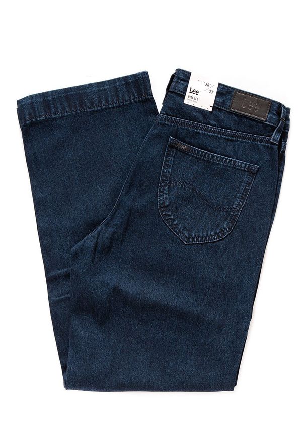 Lee - SPODNIE LEE DAMSKIE WIDE LEG POWER BLUE L31GCZGB 112107104. Okazja: na co dzień. Styl: casual