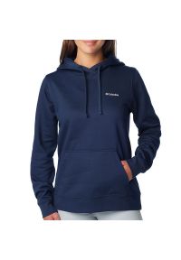 columbia - Bluza Columbia Trek Graphic Hoodie 1959881469 - granatowa. Okazja: na co dzień. Typ kołnierza: kaptur. Kolor: niebieski. Materiał: poliester, bawełna. Wzór: aplikacja. Styl: casual, klasyczny