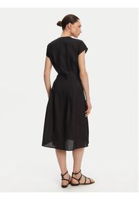 TwinSet - TWINSET Sukienka letnia 251TT2072 Czarny Loose Fit. Kolor: czarny. Materiał: lyocell. Sezon: lato #4
