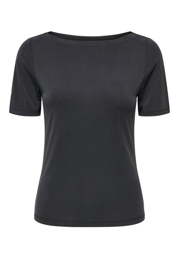 only - ONLY T-Shirt Free 15367559 Czarny Regular Fit. Kolor: czarny. Materiał: syntetyk