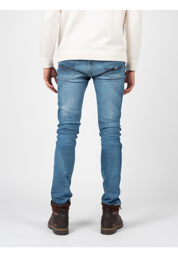 Guess Jeansy "Super Skinny Chris" | M2RA27D46AE | Mężczyzna | Niebieski. Kolor: niebieski. Wzór: aplikacja