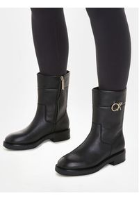 Calvin Klein Botki Rubber Sole Ankle Boot W/Hw HW0HW01703 Czarny. Kolor: czarny. Materiał: skóra #4