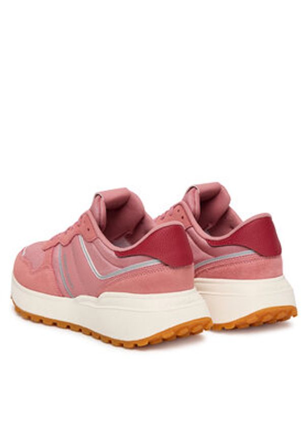Tommy Jeans Sneakersy Tjw Cleated Runner EN0EN02788 Różowy. Kolor: różowy. Materiał: skóra, zamsz