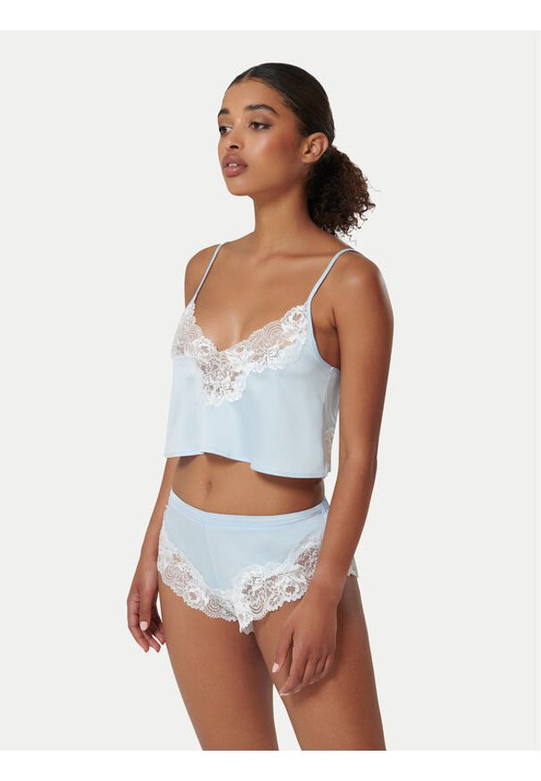 Bluebella Piżama Isabella 42280 Błękitny Feminine Fit. Kolor: niebieski. Materiał: syntetyk