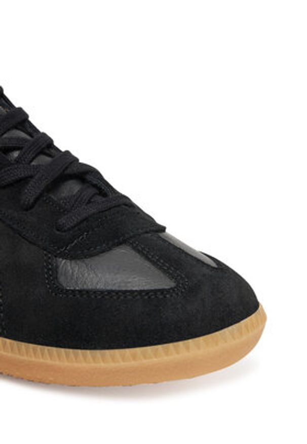 Novesta Sneakersy German Army Trainer 60Y13Y003 Czarny. Kolor: czarny. Materiał: zamsz, skóra