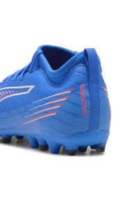 Puma - Młodzieżowe buty piłkarskie ULTRA 6 MATCH MG PUMA Ultra Blue White Glowing Red. Kolor: czerwony, niebieski, wielokolorowy, biały. Szerokość cholewki: normalna. Sport: piłka nożna