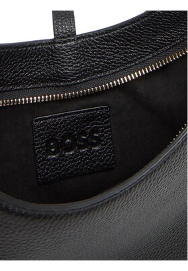 BOSS Torebka Lidney 50542044 Czarny. Kolor: czarny. Materiał: skórzane