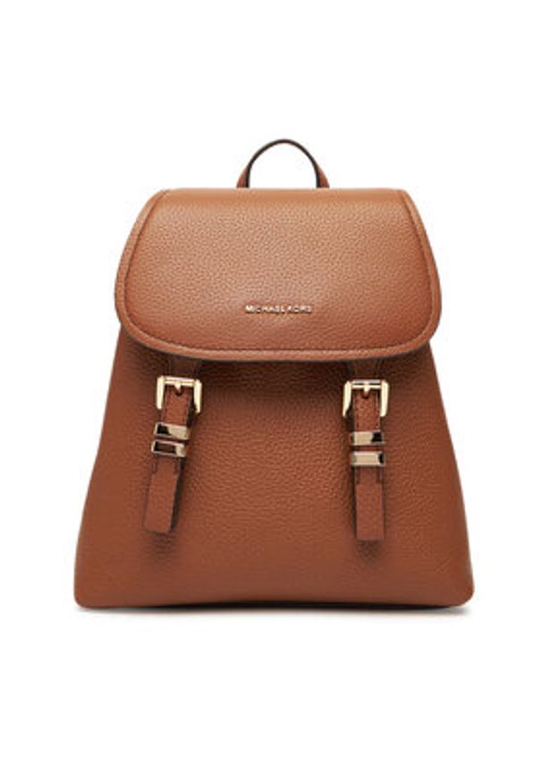 MICHAEL Michael Kors Plecak Quinn 30T5GQNB0L Brązowy. Kolor: brązowy. Materiał: skóra