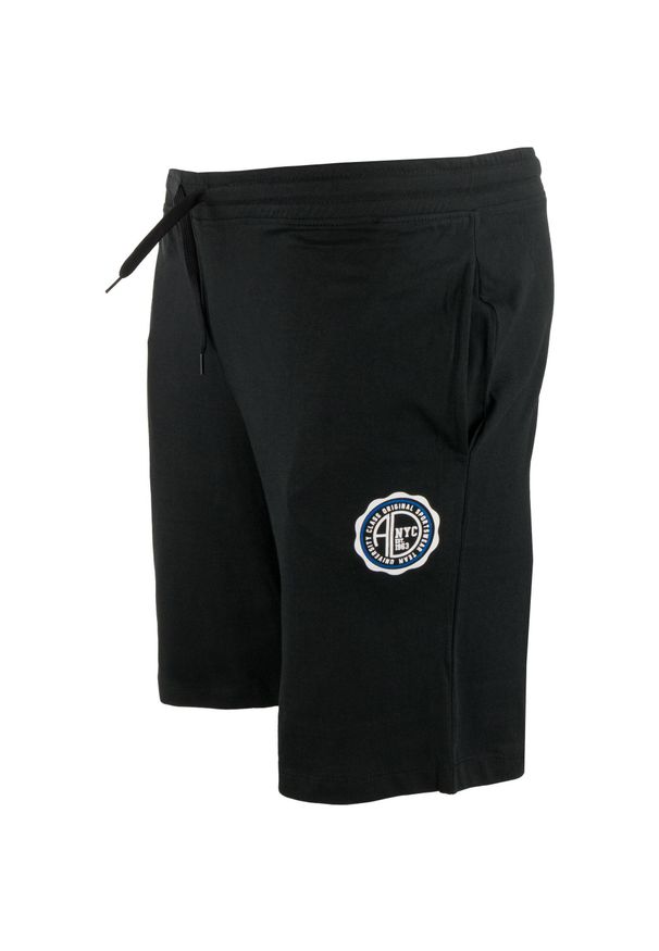 ZIP BAITS - Męskie szorty ATH-DPT Nostrano czarne. Kolor: czarny. Materiał: bawełna. Długość: krótkie. Sezon: lato