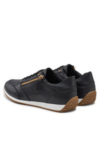 Geox Sneakersy D Calithe D36N0A 05485 C9999 Czarny. Kolor: czarny. Materiał: skóra #6