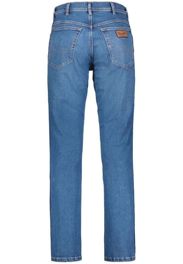 Wrangler - WRANGLER TEXAS SLIM MĘSKIE SPODNIE JEANSOWE BANGING W12SHN58Q