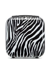 Wittchen - Komplet walizek z ABS-u w zwierzęcy wzór biało-czarny. Kolor: czarny, biały, wielokolorowy. Materiał: guma. Wzór: motyw zwierzęcy #7