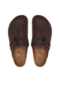 Birkenstock Klapki Boston 159711 Brązowy. Kolor: brązowy. Materiał: skóra #4