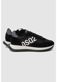 DSQUARED2 Czarny męskie sneakersy running, Rozmiar 41. Kolor: czarny. Sport: bieganie