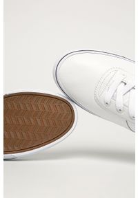 Polo Ralph Lauren - Buty skórzane. Nosek buta: okrągły. Zapięcie: sznurówki. Kolor: biały. Materiał: skóra