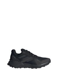 Adidas - Buty trailowe męskie Terrex Soulstride RAIN.RDY. Kolor: czarny, szary, wielokolorowy. Materiał: materiał. Model: Adidas Terrex. Sport: bieganie