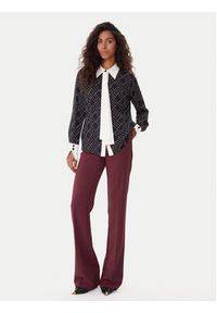 Elisabetta Franchi Spodnie materiałowe PA-122-56E2-V290 Czarny Regular Fit. Kolor: czarny. Materiał: syntetyk #3
