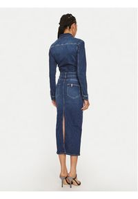 Liu Jo Sukienka jeansowa UF4146 D4811 78525 Niebieski Slim Fit. Kolor: niebieski. Materiał: bawełna #5